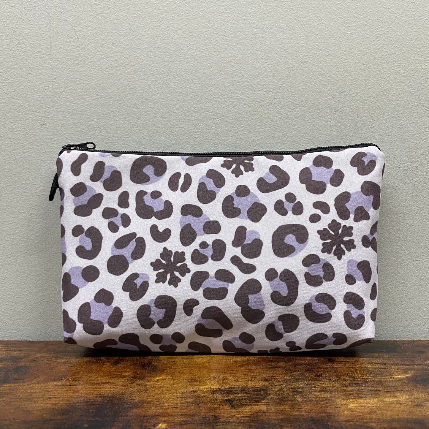 Pouch - Holiday Christmas - Animal Print Snowflake