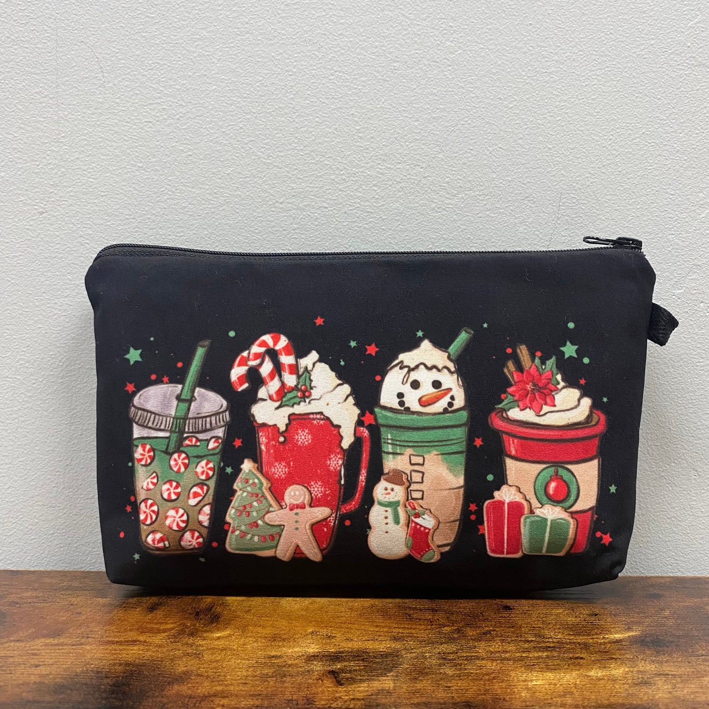 Pouch - Holiday Christmas - Coffee