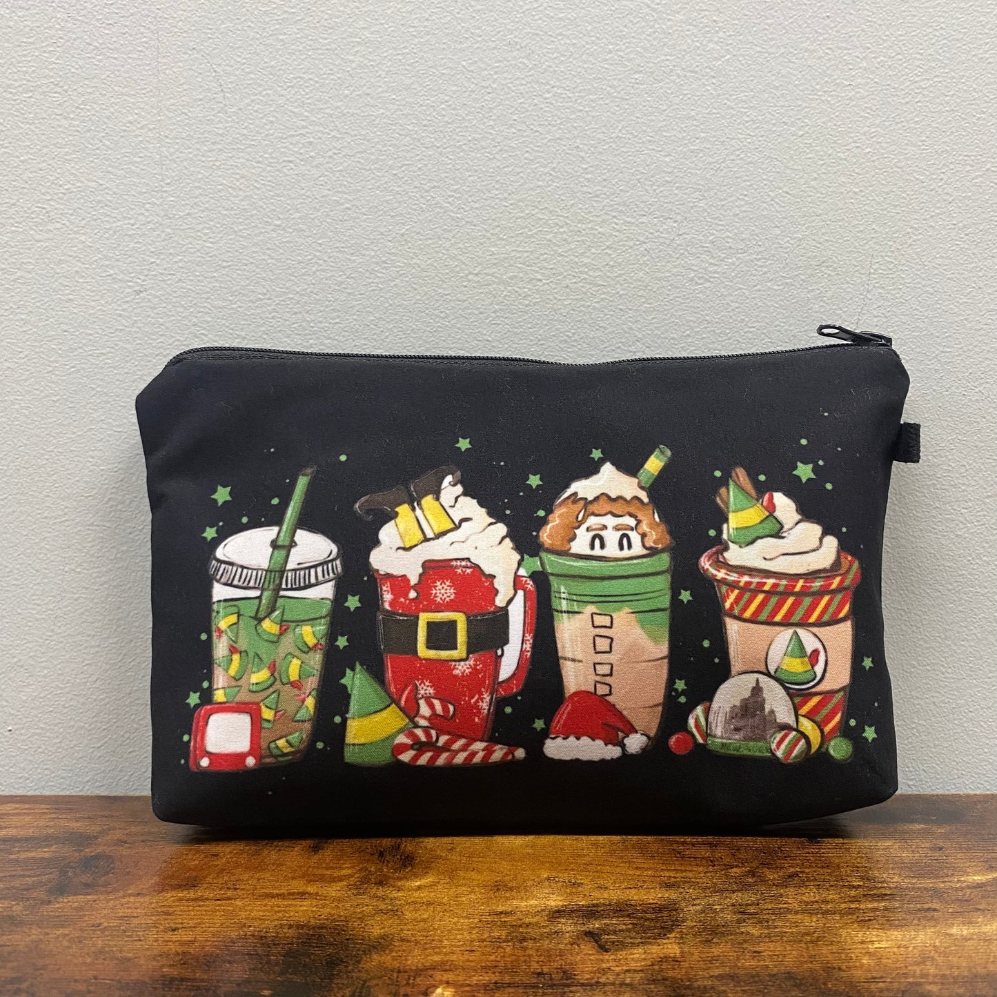 Pouch - Holiday Christmas - Coffee