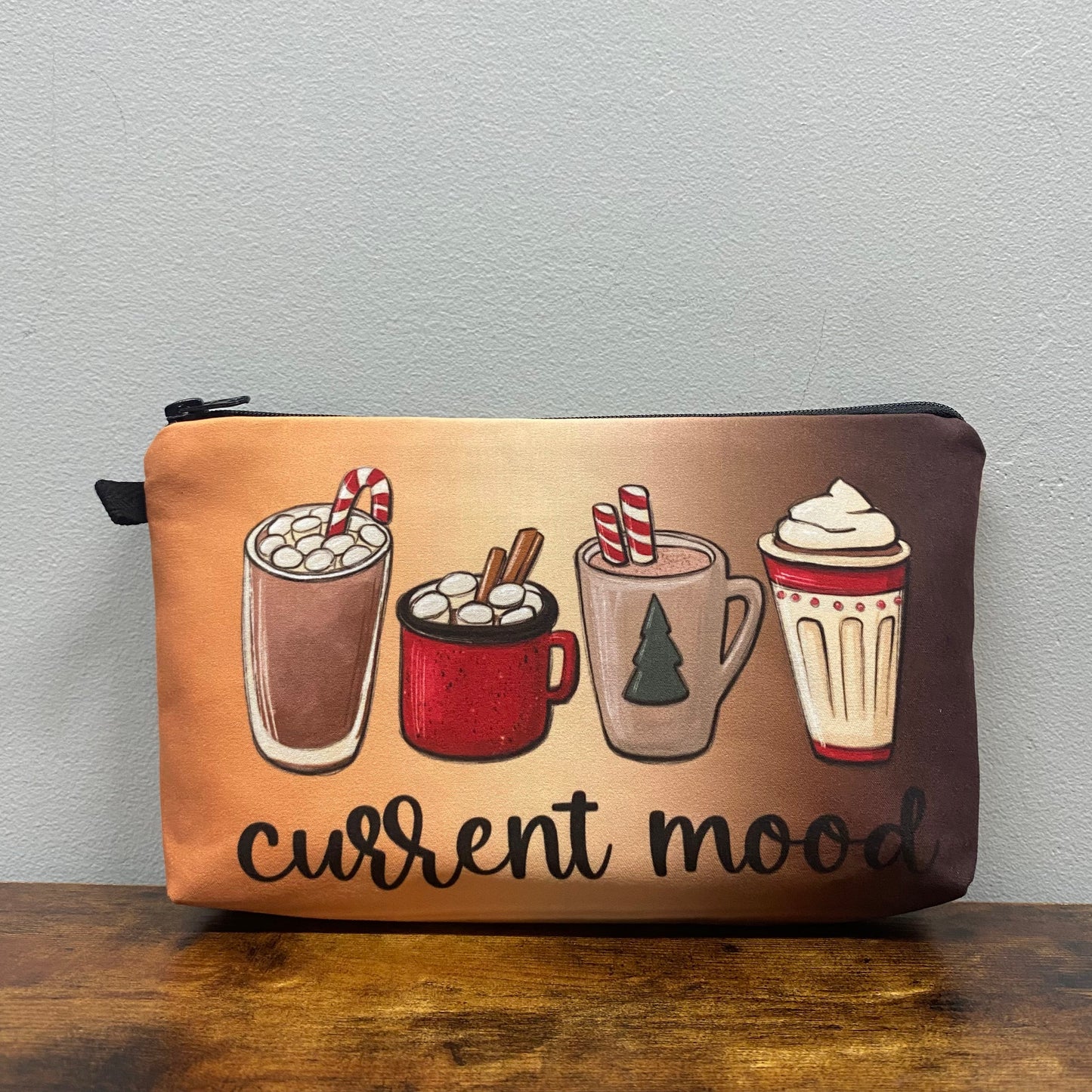 Pouch - Holiday Christmas - Coffee
