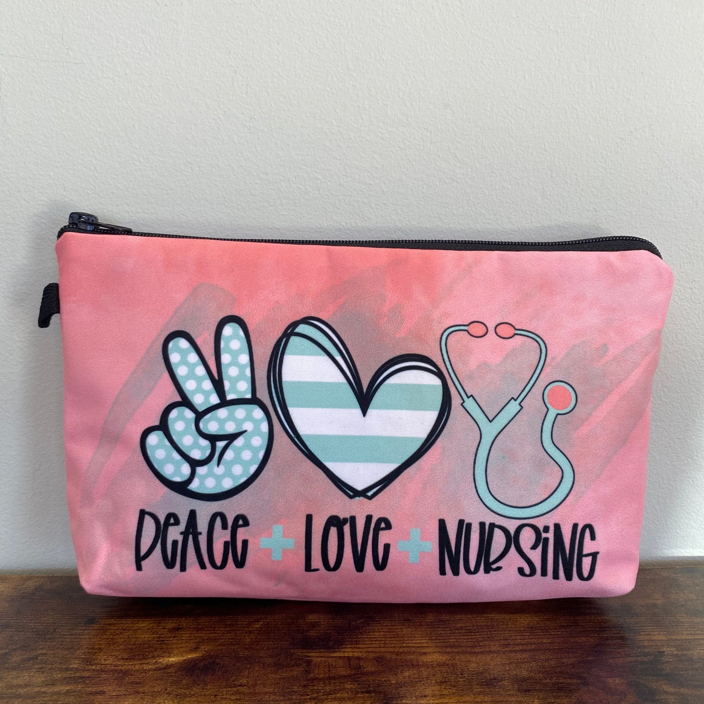 Pouch - Nurse, Peace Love Nursing