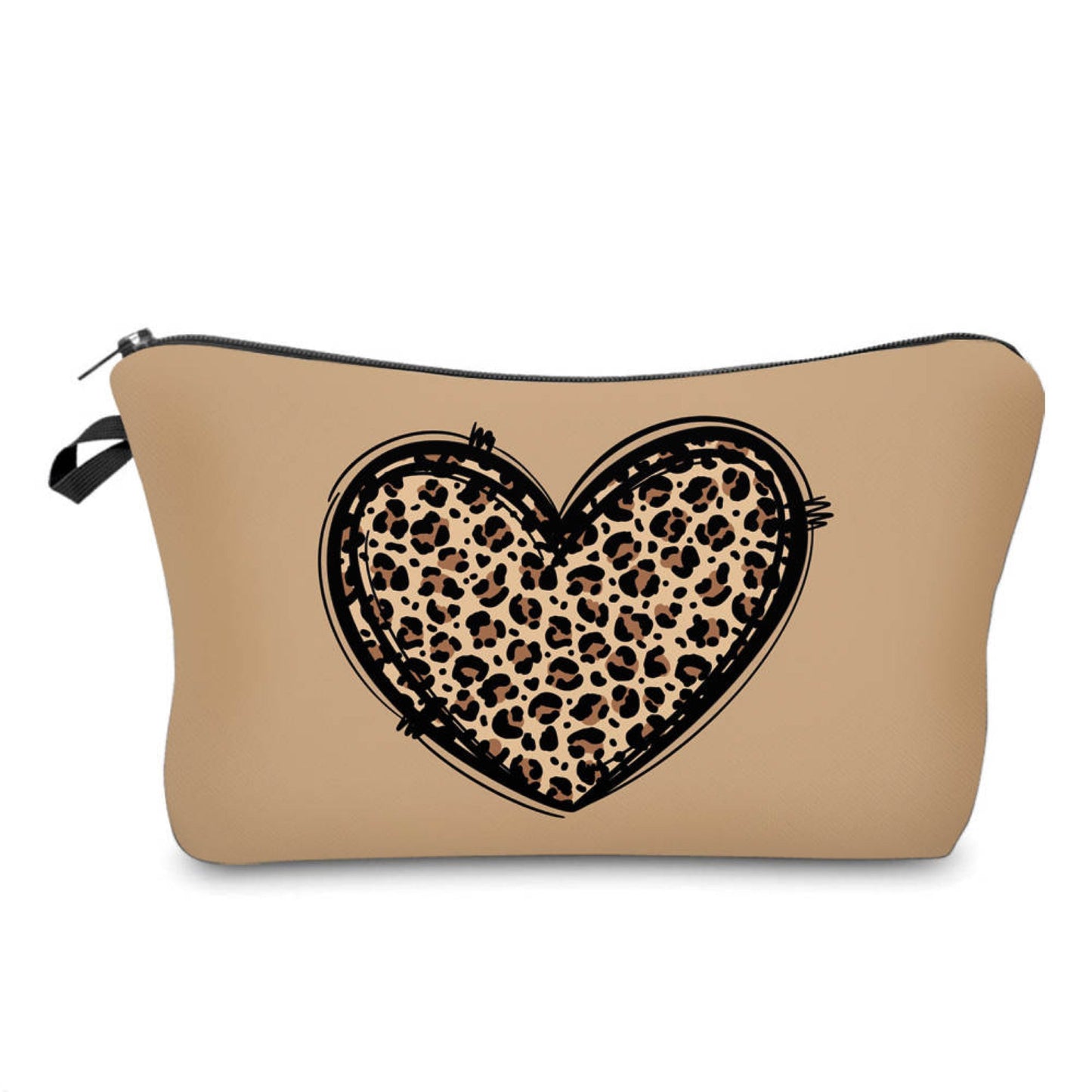 Pouch - Animal Print Heart